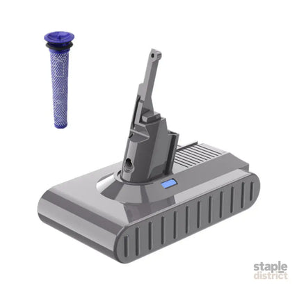 8000mAh Sony Cell Battery + Filter for Dyson V8 SV10 Vacuum Cleaner - Appliances > Vacuum Cleaners > Vacuum Cleaner