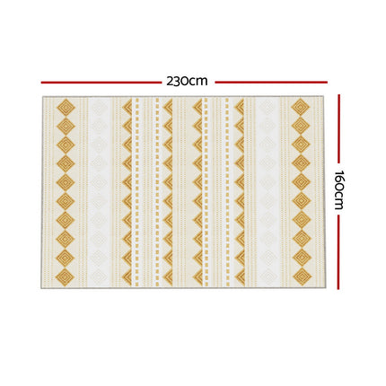 Artiss Rug 160x230cm Area Rug Washable Mat Large Carpet Soft Short Pile Ella