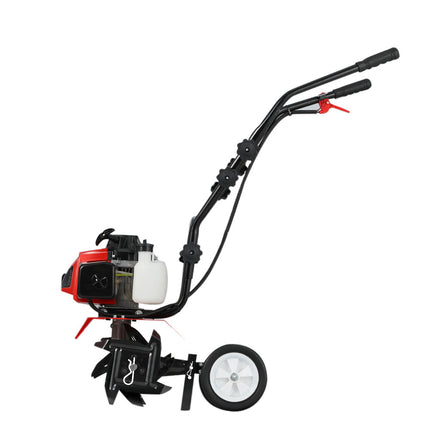 Giantz 63CC Tiller Garden Cultivator Rototiller 4 Blades Soil Plower Rotary Hoe