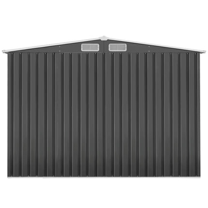 Giantz Garden Shed 2.6x3.9M w/Metal Base Sheds Outdoor Storage Workshop Tool Shelter Sliding Door