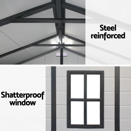Giantz Garden Shed Sheds Outdoor Storage 2.15x2.14M Tool Workshop House Shelter