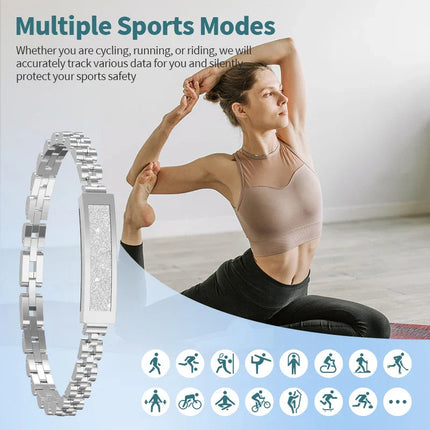 No-Screen Smart Watch Silver