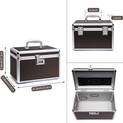 Portable Combination Medicine Box (Coffee/Small)