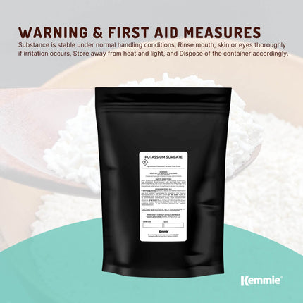 Kemmie 400g Potassium Sorbate Food Grade Granules Preservative E202 Cosmetic