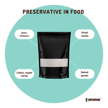 Kemmie 2Kg Potassium Sorbate Food Grade Granules Preservative E202 Cosmetic