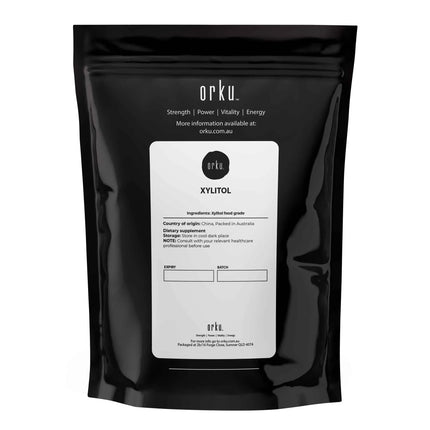 Orku 1Kg Xylitol Crystal Powder - USP FCC Natural Sweetener Sugar Substitute
