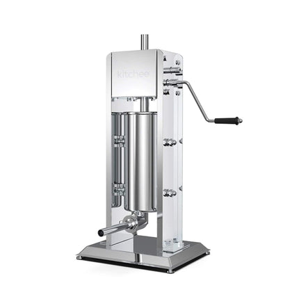Kitchee 5L Manual Vertical Sausage Filler - Stainless Stuffer Meat Press Machine