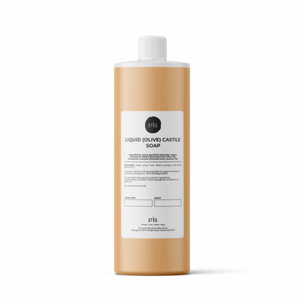 Orku 1L Liquid Castile Soap - Pure Unscented Natural Olive Oil Base Concentrate