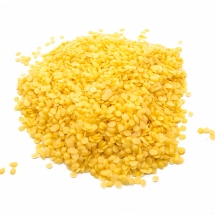 Orku 1Kg Organic Beeswax Pellets Yellow - Cosmetic Grade Pure Bees Wax Pastilles