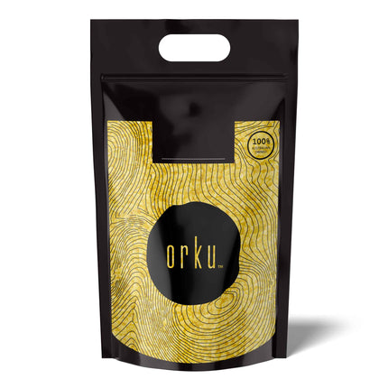 Orku  2Kg Organic Beeswax Pellets Yellow - Cosmetic Grade Pure Bees Wax Pastilles