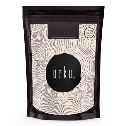 Orku 1Kg WPI Whey Protein Isolate Powder - Unflavoured Native Bag