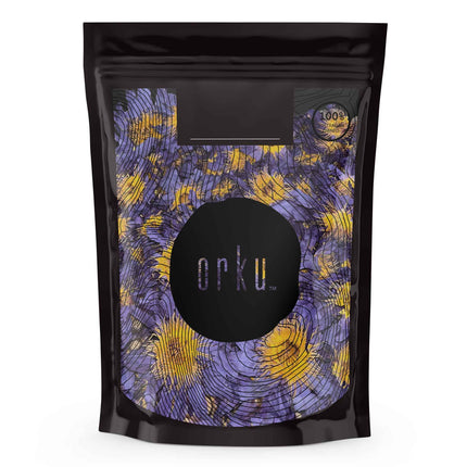 Orku 100g Dried Blue Lotus Flowers - Whole Open Lily Nymphaea Caerulea