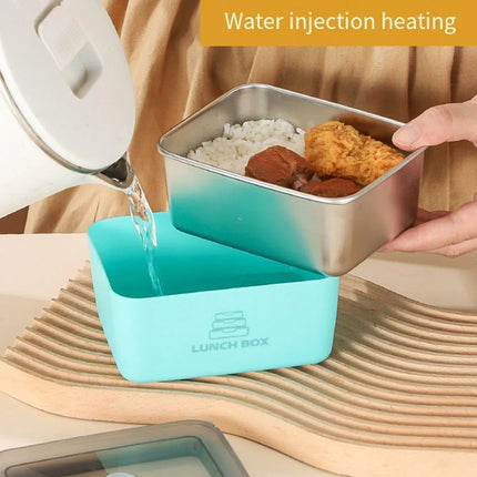 4pcs Sealed Crisper Food Storage Container Set Bento Box Refrigerator Organizer