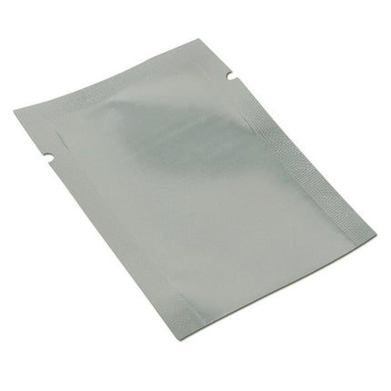 Silver Open Top Aluminum Foil Packaging Bags Heat Seal Vacuum Food Pouches - 22X30CM