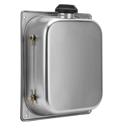 8L Petrol Fuel Tank Stainless Steel Diesel Fuel Tank Portable Diesel Container Backup Petrol Storage Tank For Truck Van External Fuel Tank