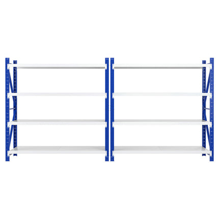 Giantz 4Mx2M Garage Shelving Warehouse Rack Blue