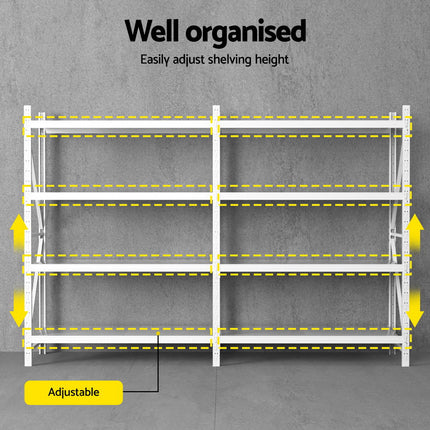 3Mx2M Giantz Garage Shelving Warehouse Rack