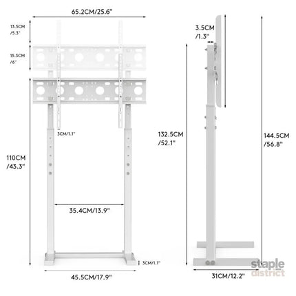 Adjustable TV Stand Base for 32-65 Screen Floor Mount - Appliances > TV > TVs & Accessories