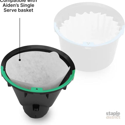 Aiden Cone Single Brew Filters (Set of 40) - polybag - Commercial > Commercial Others > Distilling & Brewing