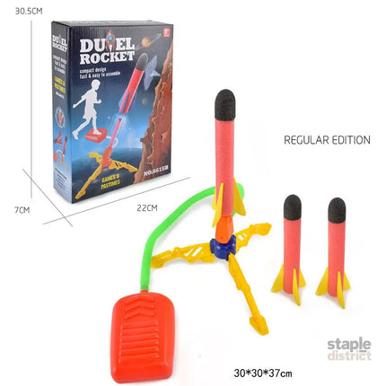 Air Power Foam Rocket Shoot Up Stomp Launcher Kids Outdoor Activities Toys - Baby & Kids > Baby & Kid’s Toys > Outdoor