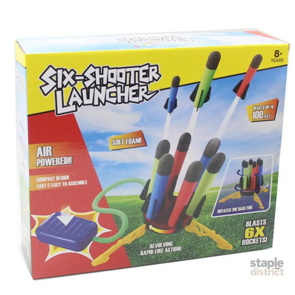 Air Power Foam Rocket Shoot Up Stomp Launcher Kids Outdoor Activities Toys - Baby & Kids > Baby & Kid’s Toys > Outdoor