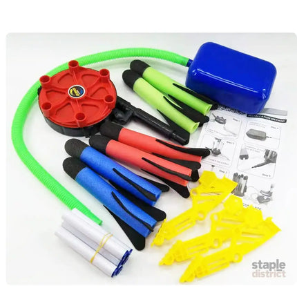 Air Power Foam Rocket Shoot Up Stomp Launcher Kids Outdoor Activities Toys - Baby & Kids > Baby & Kid’s Toys > Outdoor