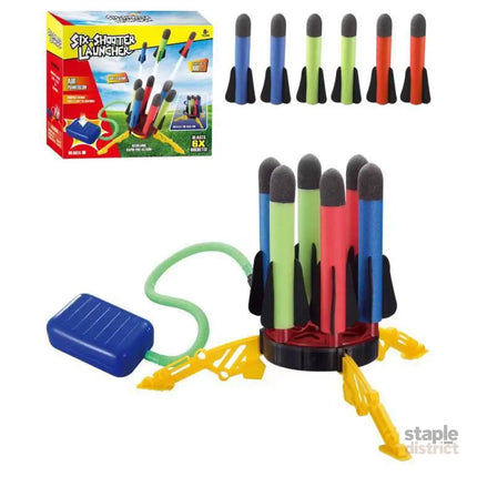 Air Power Foam Rocket Shoot Up Stomp Launcher Kids Outdoor Activities Toys - Baby & Kids > Baby & Kid’s Toys > Outdoor