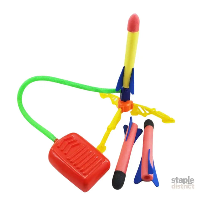 Air Power Foam Rocket Shoot Up Stomp Launcher Kids Outdoor Activities Toys - Baby & Kids > Baby & Kid’s Toys > Outdoor