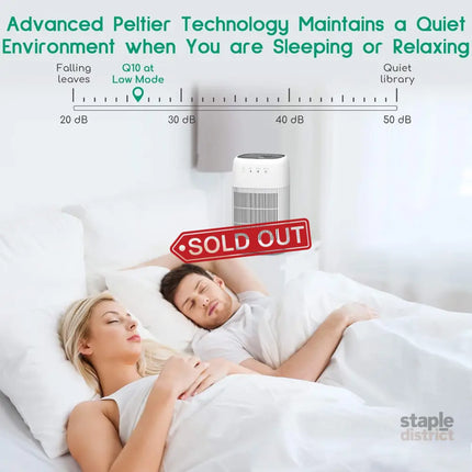 Air Purifier Dehumidifier Q10 HEPA Filter - Appliances > Aroma Diffusers & Humidifiers > Purifiers