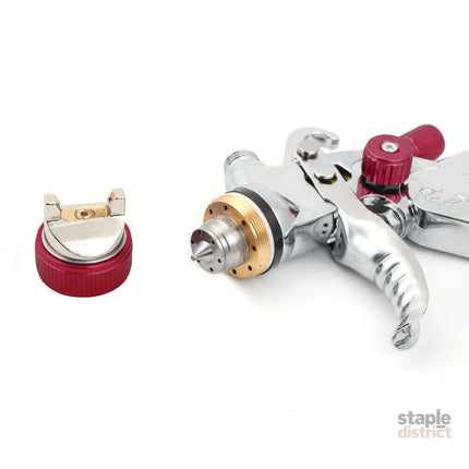 Air Spray Gun HVLP Kit Paint Gun Gravity Feed Air Spray Gun Airbrush Painting Tool 3 Nozzle 1.4mm 1.7mm 2mm With Tips