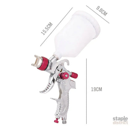 Air Spray Gun HVLP Kit Paint Gun Gravity Feed Air Spray Gun Airbrush Painting Tool 3 Nozzle 1.4mm 1.7mm 2mm With Tips