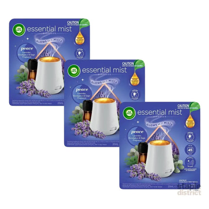 Air Wick Essential Mist Diffuser Peace Lavender Eucalyptus Sage 20mL x3-2050056843123888128