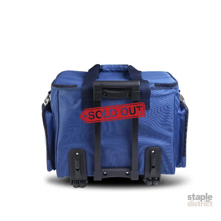 Alfresco 6 Person Picnic Basket Set Bag Wheels Insulated Trolley - Outdoor Recreation > Picnic > Picnic Baskets