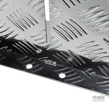 Alpen Outdoor Base 2mm Aluminum Diesel Heater Fuel Tank Cover Heavy Duty Protective Guard for 10L 15L Tanks Simple