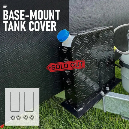 Alpen Outdoor Base 2mm Aluminum Diesel Heater Fuel Tank Cover Heavy Duty Protective Guard for 10L 15L Tanks Simple