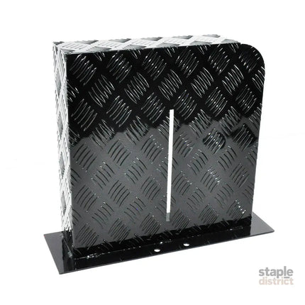 Alpen Outdoor Fuel Tank Cover Right Side Base Mount 2mm Thickness Aluminium Diesel Heater for 10L 15L Fuel Tank Black