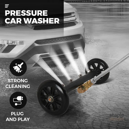 Alston Pressure Water Spray Car Undercarriage Cleaner Washer Max 4000PSI Chassis Washer Surface Cleaner 1/4 Quick