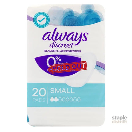 Always Small Discreet Bladder Leak Protection Pads 20 Pack-2050056844835164160