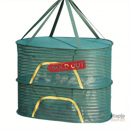 Anti Mosquito Fully Enclosed Drying Net Basket for Fish Vegetables Fruit Herbs - Double layer - Appliances > Kitchen