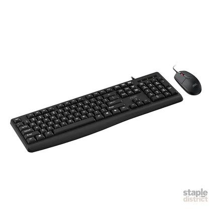 AOC KM170B/97 Wired Home & Office Keyboard + Mouse Combo 1.5M cables Black - Electronics > Computer Accessories >