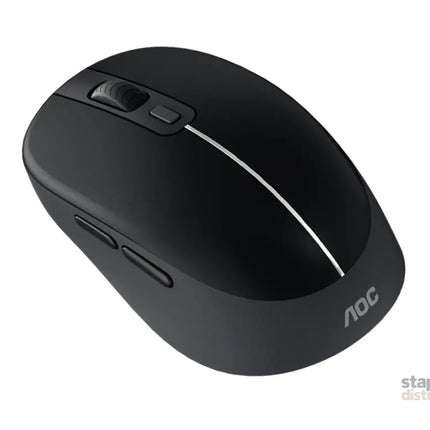 AOC MS360B/LA Wireless Mouse 2.4G + Bluetooth Dual Mode 6-Key DPI1600 Black - Electronics > Computer Accessories >