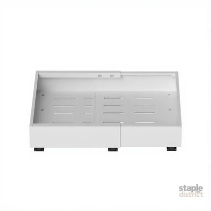 Artiss 2 Pack Pull Out Drawers for Cabinets Expandable Cabinet Organizer White - Furniture > Bathroom > Bathroom