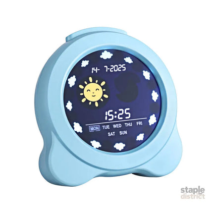 Artiss 3.8’’ Digital Day Clock Calendar Alarm LCD Display Blue - Home & Garden > Decor > Clocks