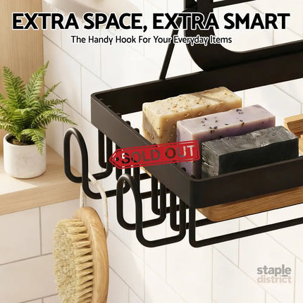 Artiss 3 Tier Over The Door Shower Caddy Hanging Bathroom Storage Organizer - Furniture > Bathroom > Bathroom Cabinets