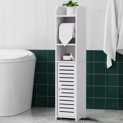 Artiss Bathroom Cabinet Toilet Roll Holder Tissue Organizer 3 Tier Floor Cabinet - Furniture > Bathroom > Bathroom