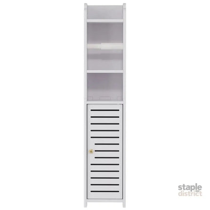 Artiss Bathroom Cabinet Toilet Roll Holder Tissue Organizer 3 Tier Floor Cabinet - Furniture > Bathroom > Bathroom