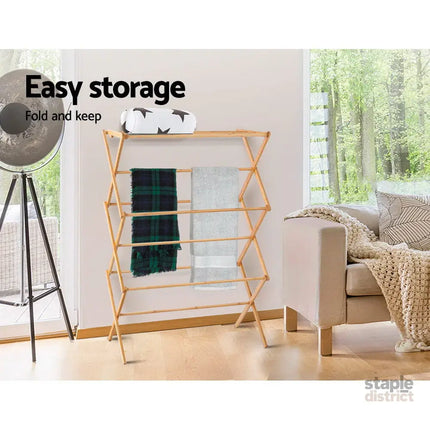 Artiss Clothes Airer Coat Rack Foldable Hanger Dryer - Home & Garden > Laundry & Cleaning > Drying Racks & Hangers