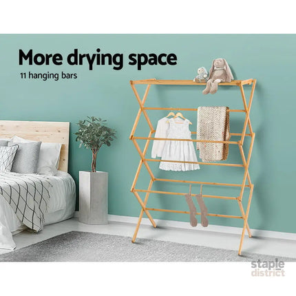 Artiss Clothes Airer Coat Rack Foldable Hanger Dryer - Home & Garden > Laundry & Cleaning > Drying Racks & Hangers