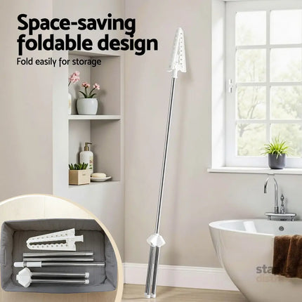 Artiss Clothes Rack Airer Rotatable Hanger Foldable 163cm - Furniture > Living Room > Coat Racks