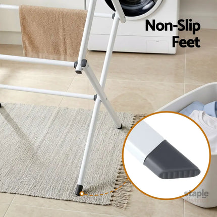 Artiss Clothes Rack Foldable Airer Drying Rack Portable No Assembly Required - Furniture > Living Room > Coat Racks